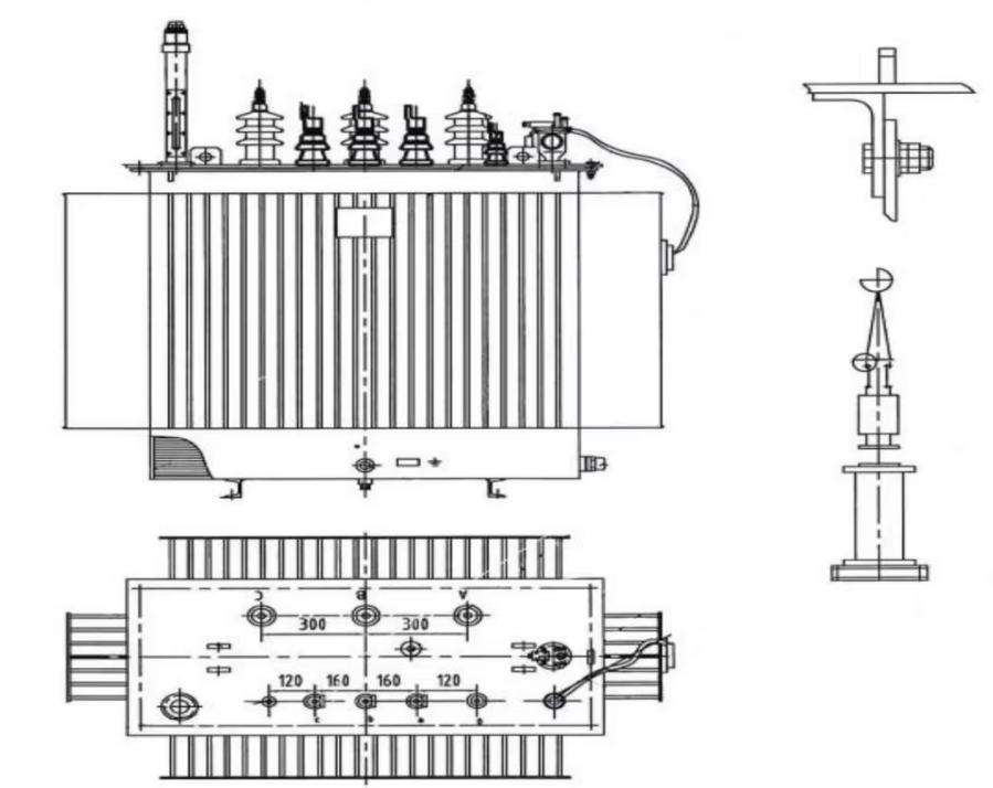 3150kVA/35KV Step Down Oil Filled Distribution Transformer 3150kVA/35KV Step Down Oil Filled Distribution Transformer